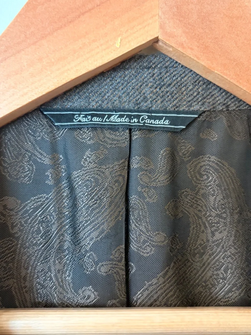 Share Jack Victor 42L Pure Cashmere Sport Coat Brown Herringbone Italy Fabric Ca